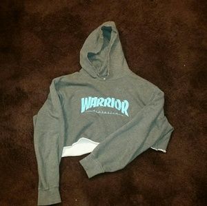 Cropped Warrior Athletics hoodie